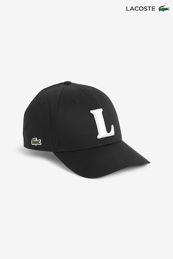 Lacoste Logo Black Cap Details (N57825) | £55