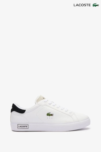 Lacoste Powercourt 124 White Trainers (N57859) | £95