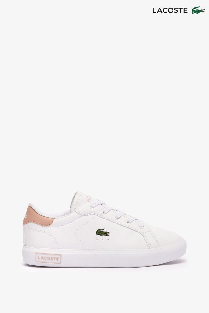 Boys black lacoste 2024 trainers
