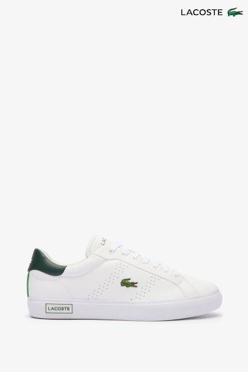 Lacoste Powercourt 2.0 White Trainers (N57882) | £99