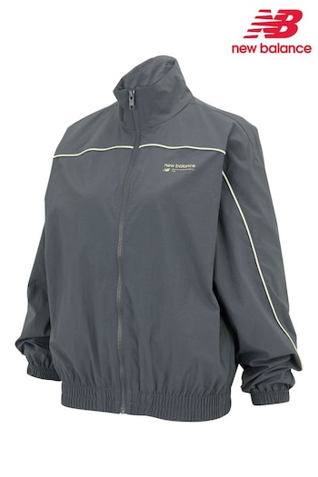 New Balance Grey Noirs Sportswears Greatest Hits Woven Jacket (N57935) | £90