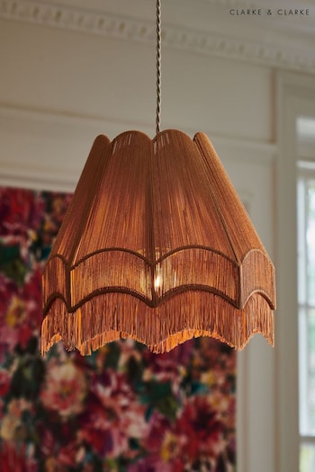 Clarke and Clarke Gold Toulouse Easyfit Lamp Shade (N57952) | £65