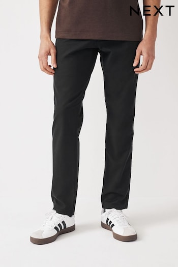 Black 5 Pocket Smart Textured Chino Trousers (N57973) | £26