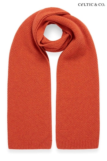 Celtic & Co. Lambswool Moss Stitch Scarf (N58017) | £70