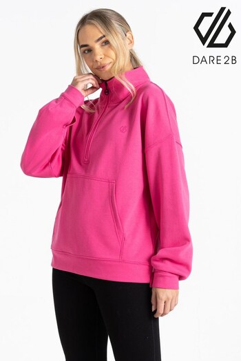 Dare 2b Pink Recoup II Half Zip Sweatshirt (N58184) | £49