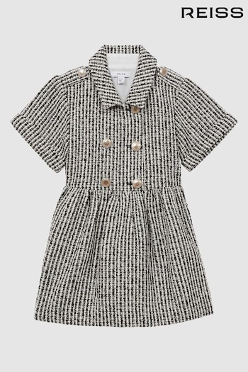 Reiss Multi Junip Senior Tweed Double Breasted Dress (N58224) | £76