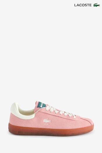 Lacoste Pink Baseshot Trainers (N58257) | £90