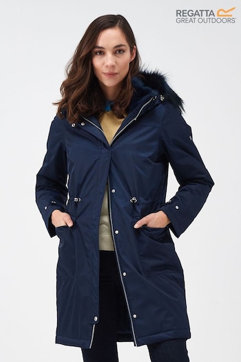 Regatta Blue Lellani Waterproof Insulated Thermal Jacket (N58465) | £98