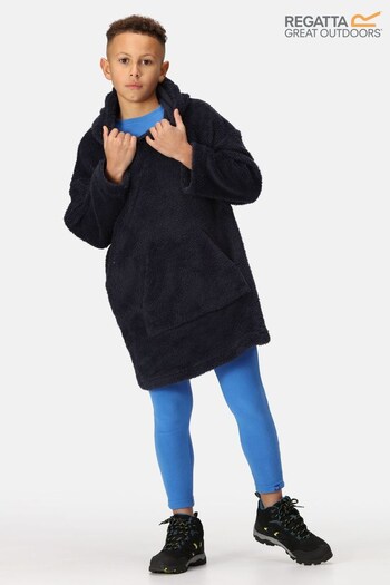 Regatta Kids Blue Cosy Fleece Poncho (N58477) | £21