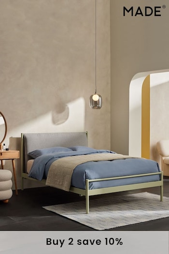 MADE.COM Grey Carouso Bed (N58546) | £449 - £499