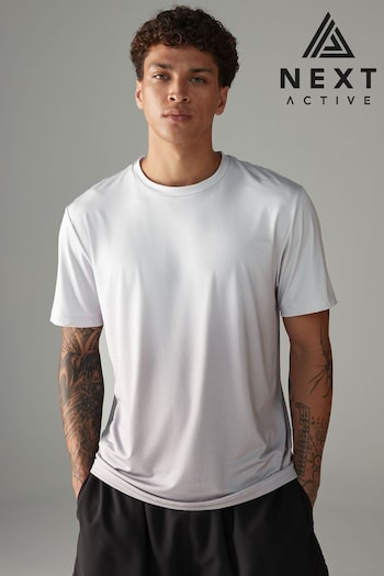 Light Grey Printed Training T-Shirt (N58610) | £20