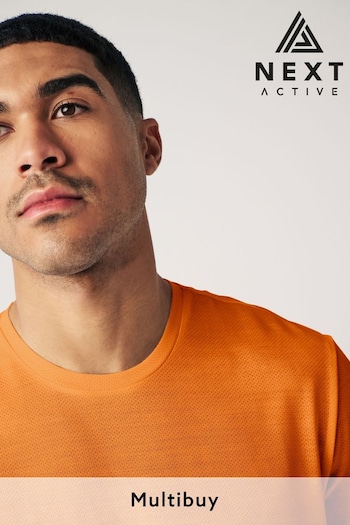Orange Active Mesh Training T-Shirt (N58616) | £16