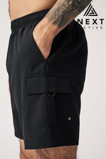Black Shorts Active Gym Sweater Shorts (N58650) | £25
