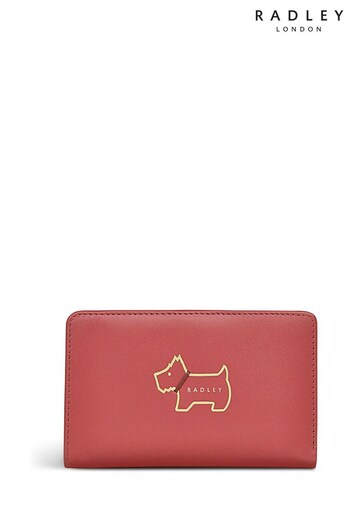 Radley London Red Heritage Dog Outline Medium Bifold Purse (N58681) | £69