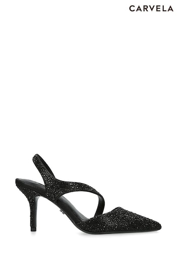 Carvela Black Symmetry Court Jewel Shoes (N58910) | £149