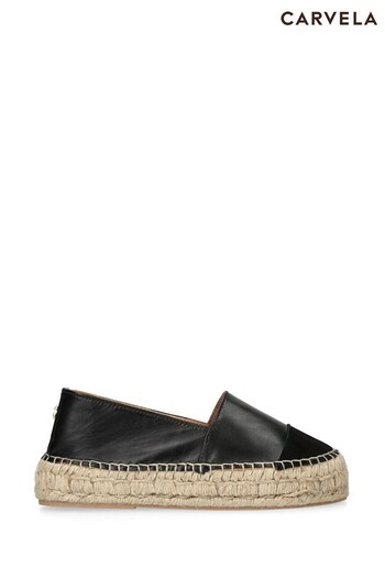 Carvela Comfort Siesta Black Sandals (N58925) | £119