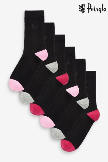 Pringle Black Multi Pack Classic Socks (N58947) | £18