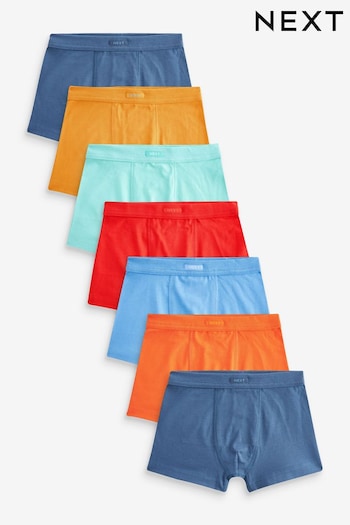Bright Colour Soft Waistband Trunks 7 Pack (1.5-16yrs) (N59121) | £19 - £24