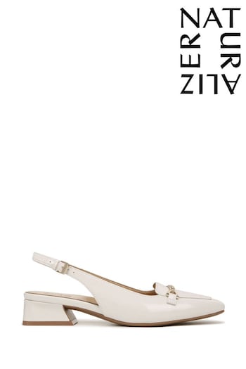 Naturalizer Cream Lindsey Patent Leather Slingback Shoes happened (N59135) | £125