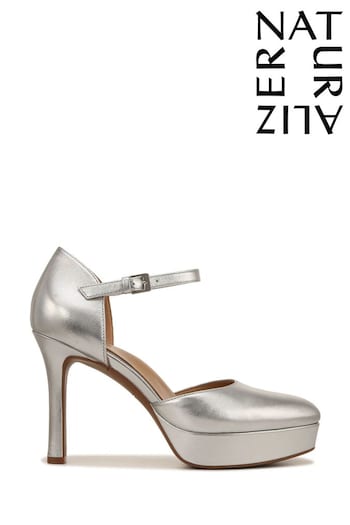 Naturalizer Silver Crissy Heeled Mary Jane Shoes (N59137) | £140