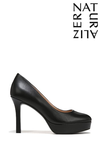 Naturalizer Court Leather Black Shoes (N59153) | £140