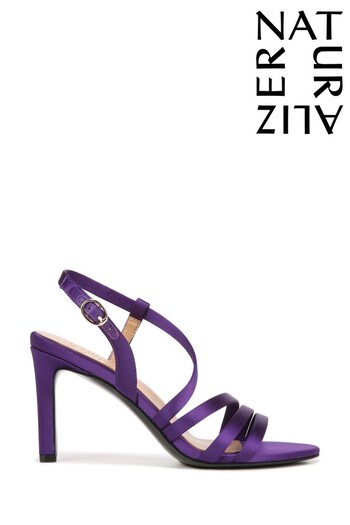 Naturalizer Purple Kimberly Strappy Heeled Ankle Sandals (N59160) | £120