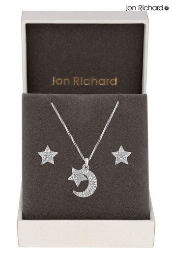 Jon Richard Silver Celestial Set - Gift Boxed (N59251) | £30