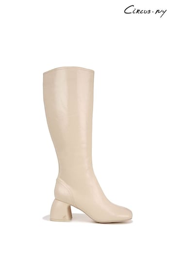 Circus NY Cream Olympia Knee High Boots (N59267) | £140