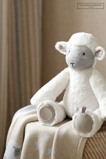 The White Company Interactive Lottie White Lamb (N59409) | £28
