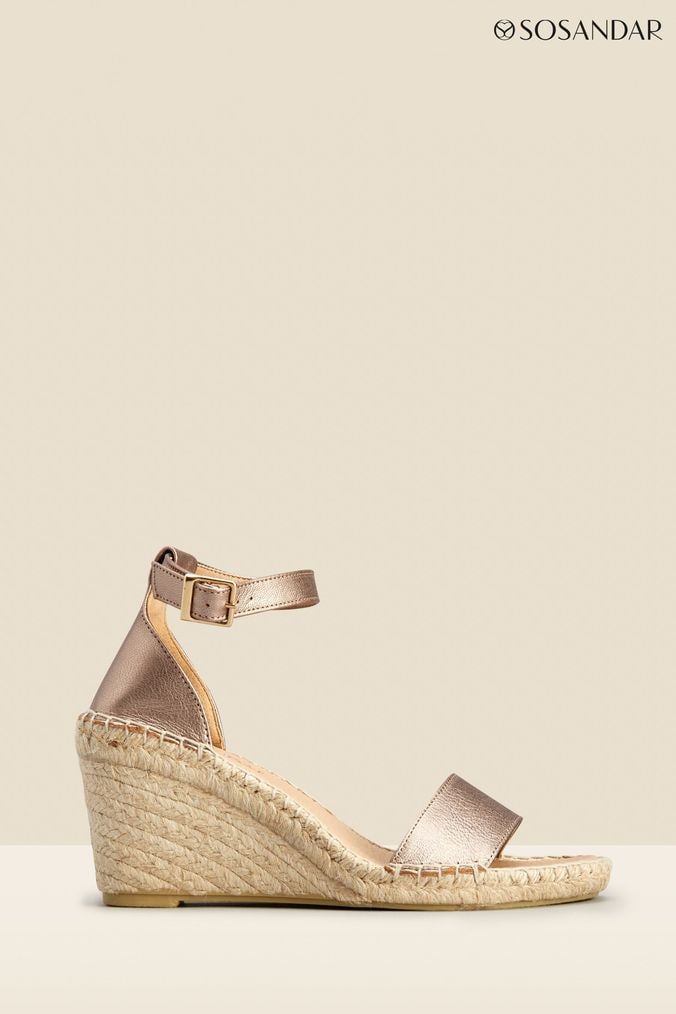 Gold espadrilles sale uk