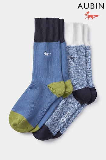 Aubin Fowey Socks 2 Pack (N60461) | £28