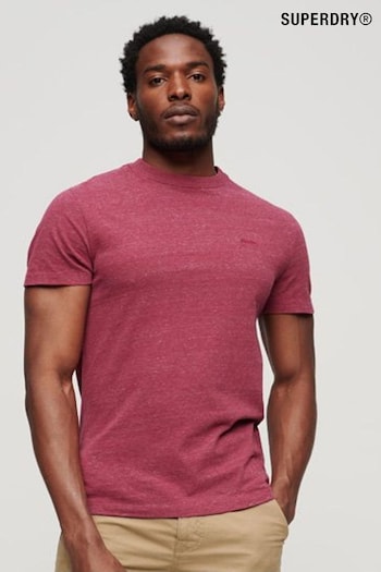 Superdry Red Cotton Essential Logo T-Shirt (N60612) | £20
