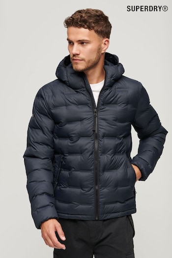 Superdry Blue Short Quilted Puffer Jacket (N60690) | £120