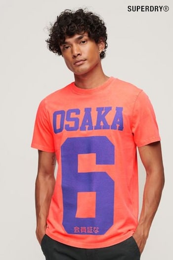 Superdry Pink Osaka Logo Loose T-Shirt (N60724) | £30