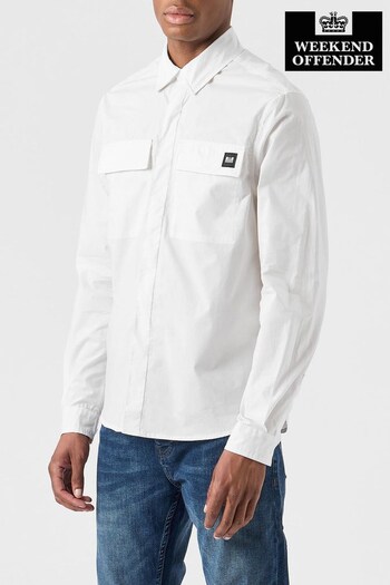 Weekend Offender White Janeret Pocket Shirt (N60773) | £70