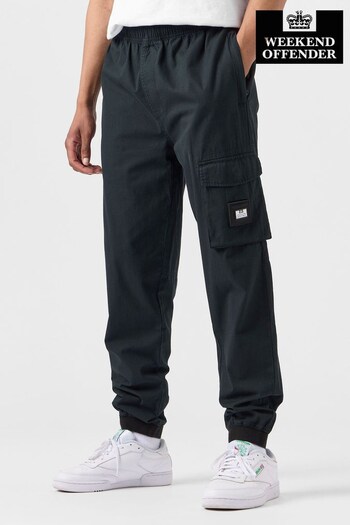 Weekend Offender Rocha Cargo Black agua Trousers (N60782) | £90