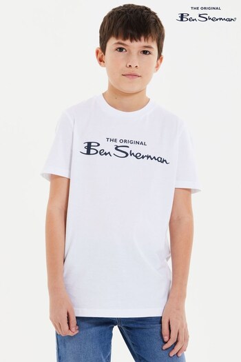 Ben Sherman Original White T-Shirt (N60871) | £13 - £16