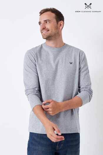 Crew Clothing Company Grey Cotton Classic T-Shirt (N60882) | £35