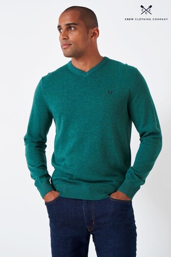 Crew Clothing Company Navy Blue Cotton Classic Jumper (N60885) | £55