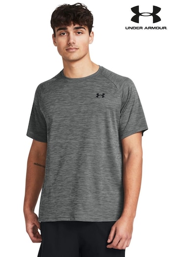 Under Armour Grey Tech Textured T-Shirt (N61045) | £30