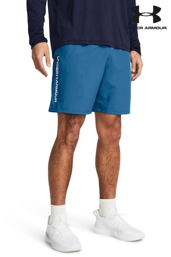 Under rood Armour Blue Woven Wordmark Shorts (N61047) | £27