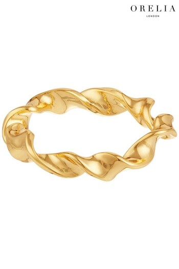 Orelia London Gold Tone Ribbon Twist Ring (N61051) | £18