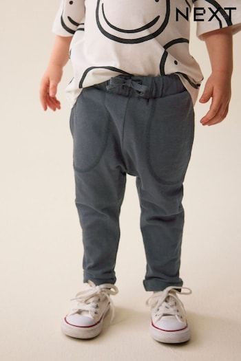 Charcoal Grey Lightweight Jersey Joggers (3mths-7yrs) (N61058) | £6 - £8