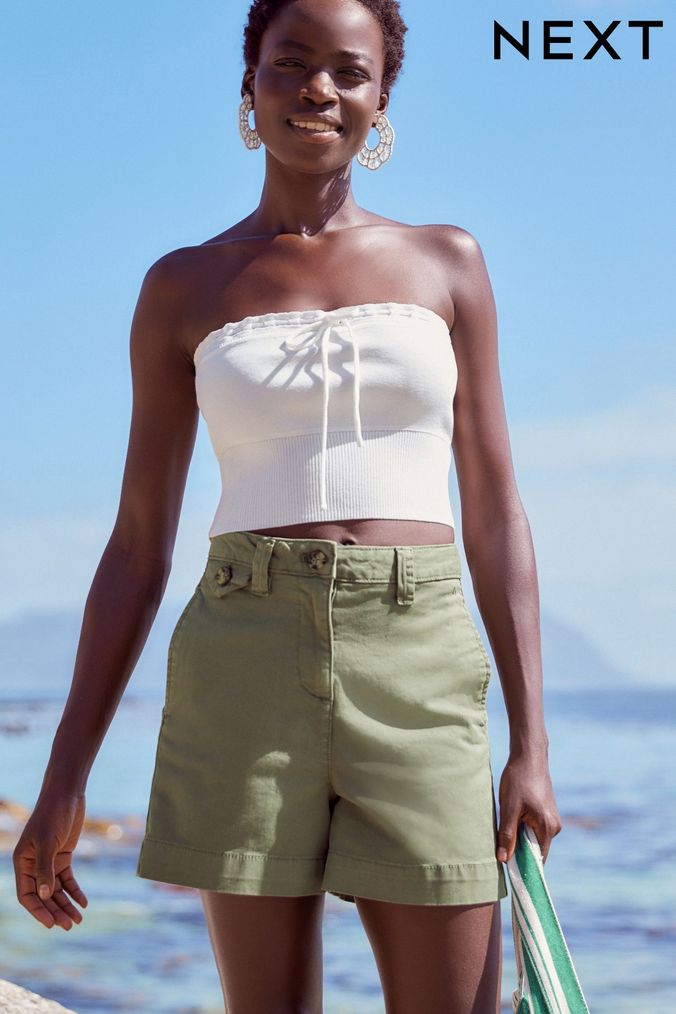 Buy Women s Chino Tall Shorts Online Next UK