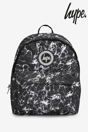 Hype. Boys Cracking Glass Black Backpack (N61468) | £30