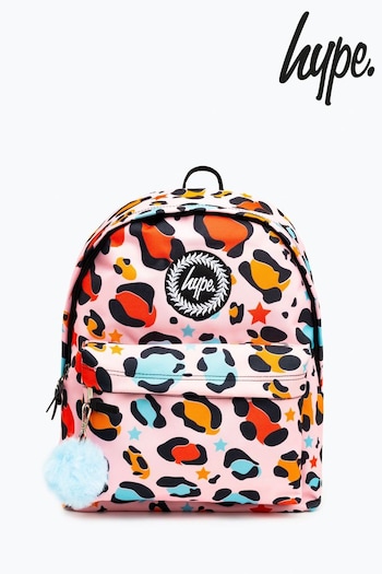 Hype. Star Leopard Pink Backpack (N61500) | £30