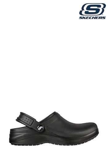 Skechers lite Black Work Arch Fit: Riverbound Pasay Slip Resistant Clogs (N61513) | £62