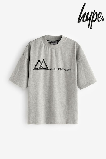 Hype. Box Grey Marl Outdoor T-Shirt (N61652) | £20