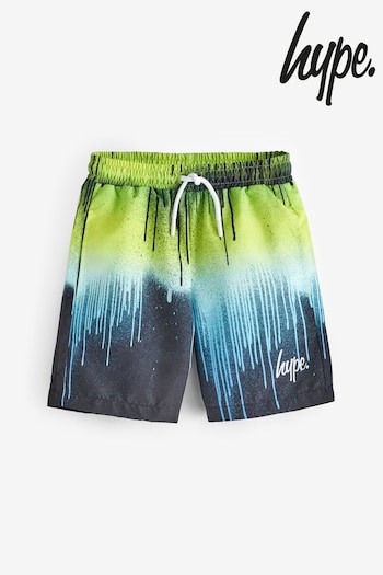 Hype. Boys Blue Multi Drips Swim Shorts grises (N61657) | £30
