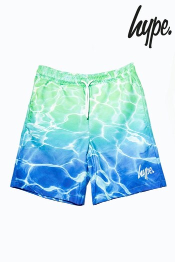 Hype. Kids Blue Multi Pool Fade Swim lotan Shorts (N61658) | £30